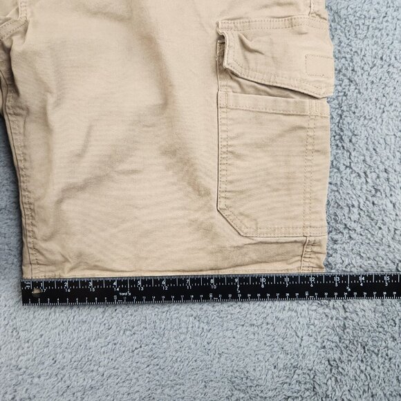 Ariat Shorts Men's 40 Khaki Tan M4 Rebar Relaxed Fit Cargo Casual Workwear 10" - Picture 8 of 12